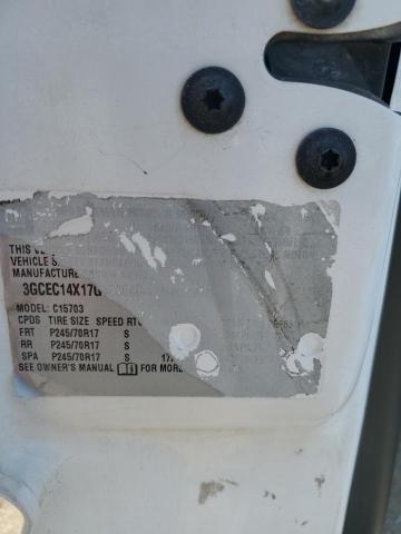 3GCEC14X17G180640 - 2007 CHEVROLET SILVERADO C1500 CLASSIC WHITE photo 12