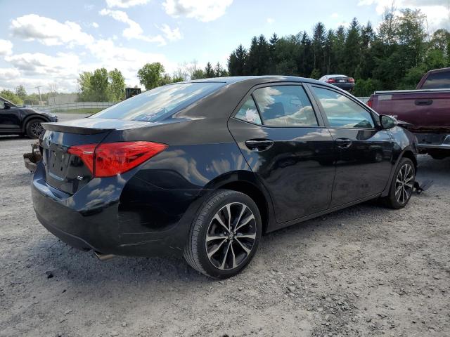 5YFBURHE1HP606054 - 2017 TOYOTA COROLLA L BLACK photo 3