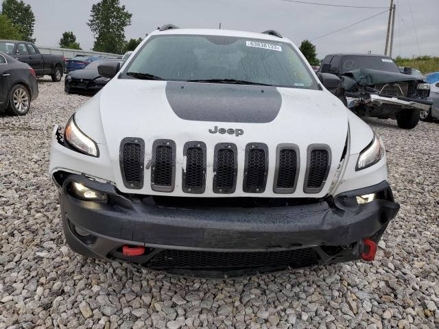 1C4PJMBS2HW558409 - 2017 JEEP CHEROKEE TRAILHAWK WHITE photo 5