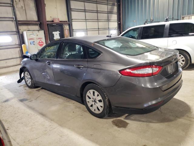 3FA6P0G74DR289050 - 2013 FORD FUSION S GRAY photo 2