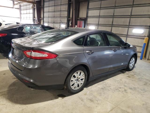 3FA6P0G74DR289050 - 2013 FORD FUSION S GRAY photo 3