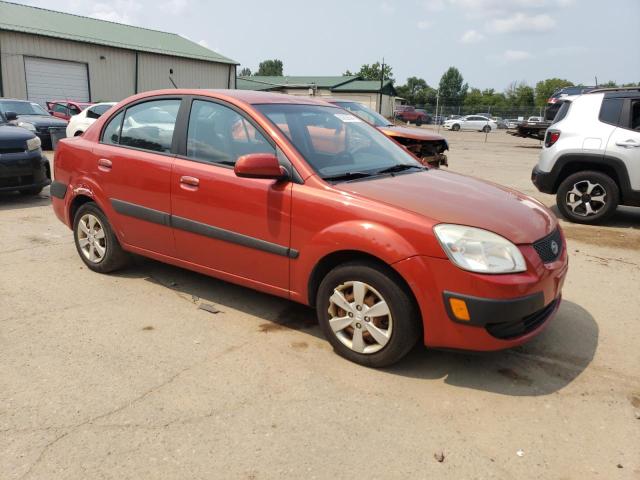 KNADE223396501235 - 2009 KIA RIO BASE ORANGE photo 4