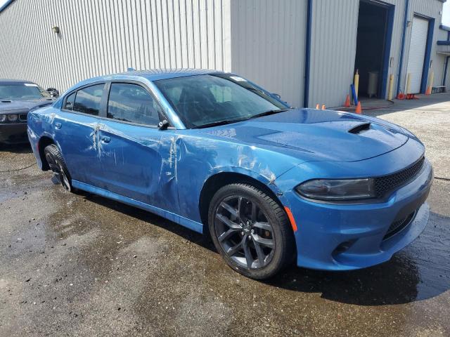 2C3CDXHG3NH103920 - 2022 DODGE CHARGER GT BLUE photo 4