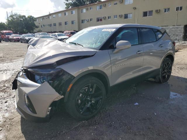 3GNKBBRAXMS585542 - 2021 CHEVROLET BLAZER 1LT TAN photo 1