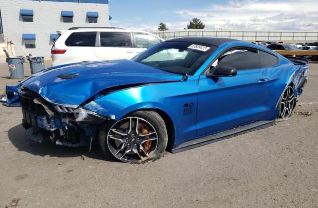 1FA6P8CF4K5169311 - 2019 FORD MUSTANG GT BLUE photo 1