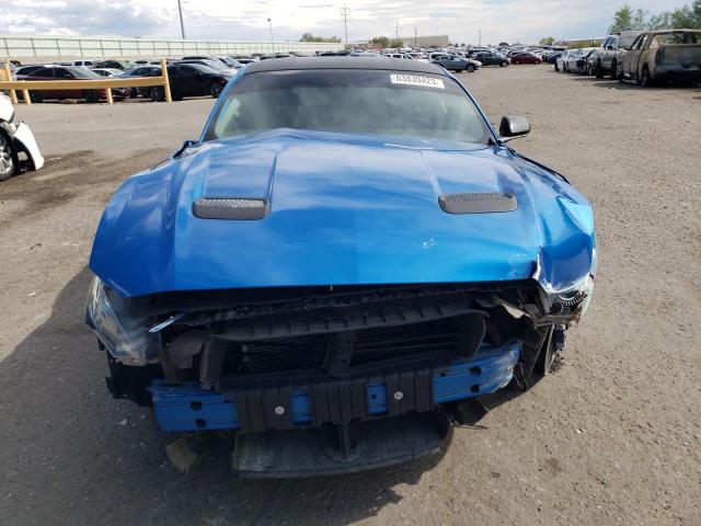 1FA6P8CF4K5169311 - 2019 FORD MUSTANG GT BLUE photo 5