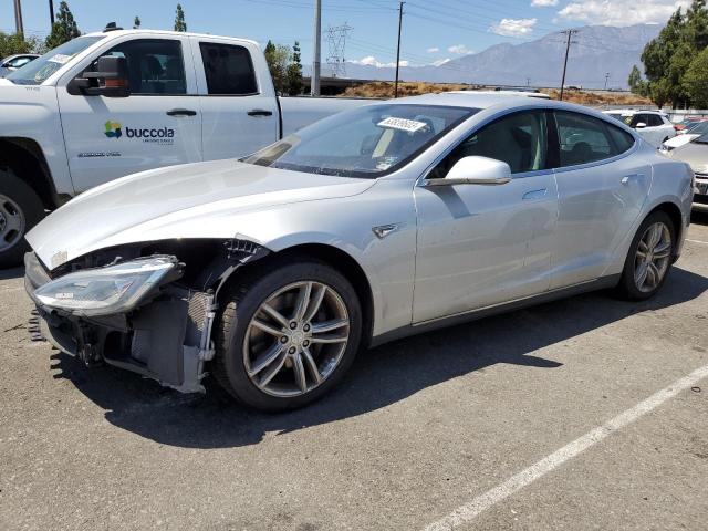 5YJSA1CG1DFP18328 - 2013 TESLA MODEL S Արծաթագույն լուսանկար 1