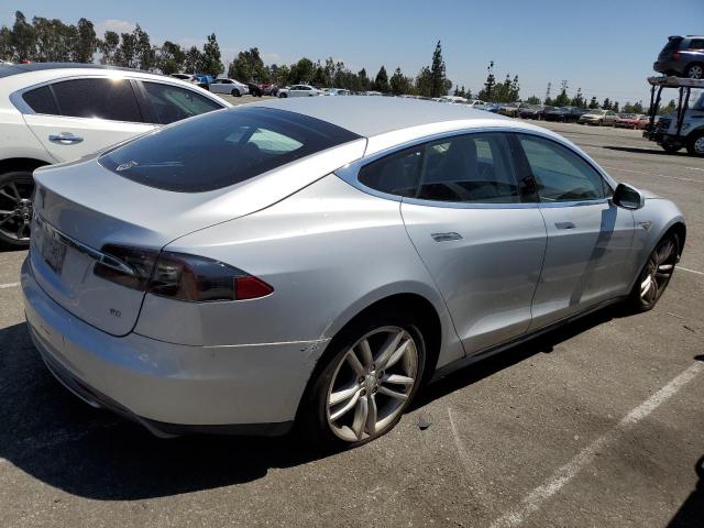 5YJSA1CG1DFP18328 - 2013 TESLA MODEL S Արծաթագույն լուսանկար 3