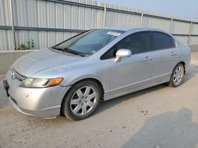 1HGFA16547L120457 - 2007 HONDA CIVIC LX SILVER photo 1