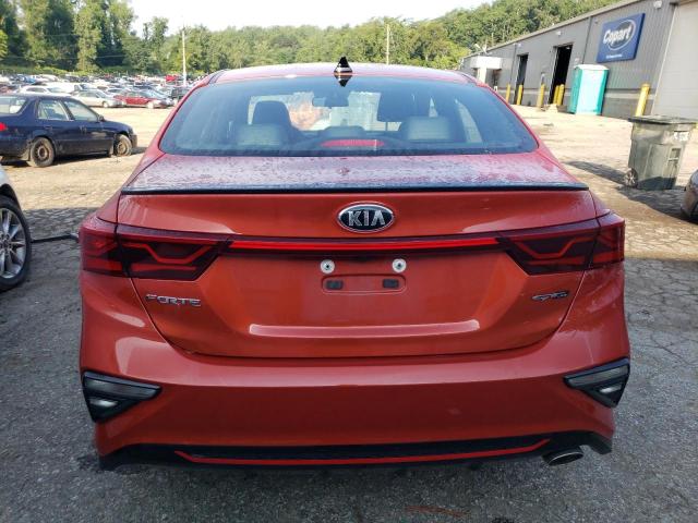 3KPF34AD9ME312695 - 2021 KIA FORTE GT LINE ORANGE photo 6