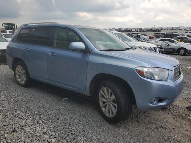 JTEEW44A282007011 - 2018 TOYOTA HIGHLANDER HYBRID LIMITED BLUE photo 4