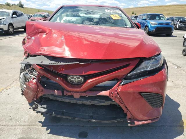 4T1B11HK9KU261216 - 2019 TOYOTA CAMRY L RED photo 5