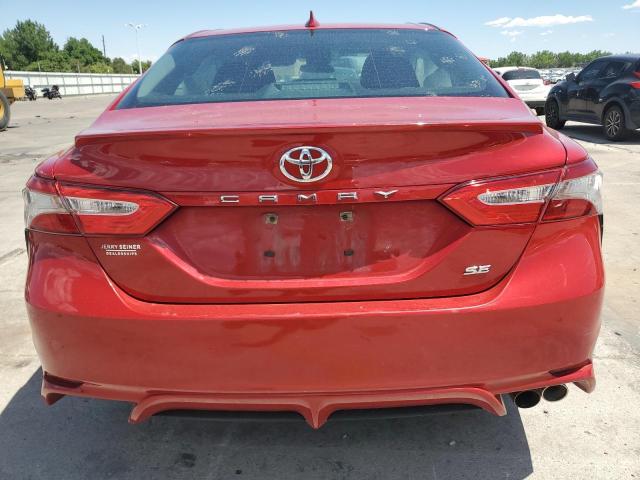 4T1B11HK9KU261216 - 2019 TOYOTA CAMRY L RED photo 6