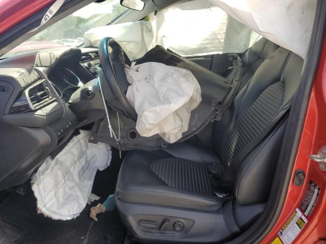 4T1B11HK9KU261216 - 2019 TOYOTA CAMRY L RED photo 7