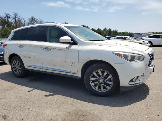 5N1AL0MM9EC507750 - 2014 INFINITI QX60 WHITE photo 4