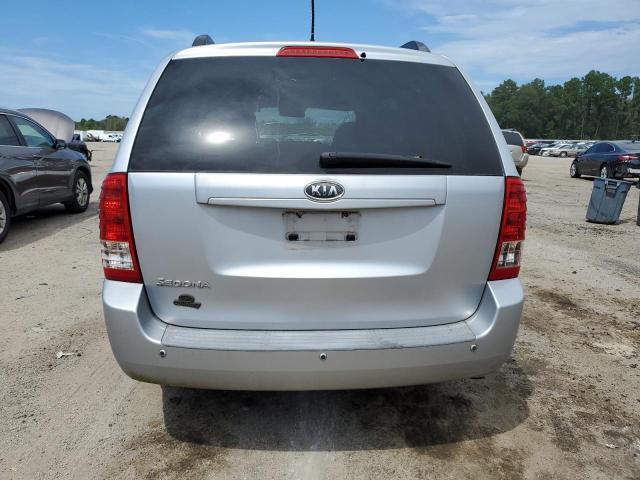 KNDMG4C7XB6401276 - 2011 KIA SEDONA LX SILVER photo 6