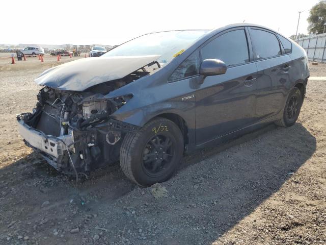 JTDKN3DU6D5692508 - 2013 TOYOTA PRIUS GRAY photo 1