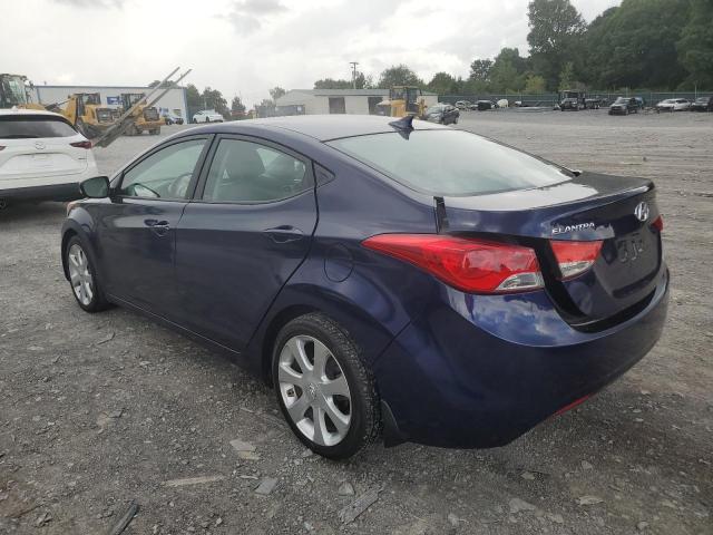 5NPDH4AE9DH406010 - 2013 HYUNDAI ELANTRA GLS BLUE photo 2