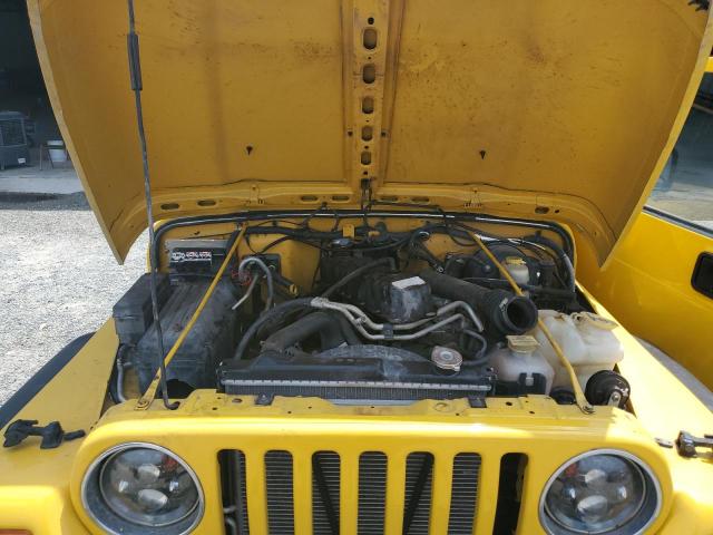 1J4FA39S65P388485 - 2005 JEEP WRANGLER X YELLOW photo 11