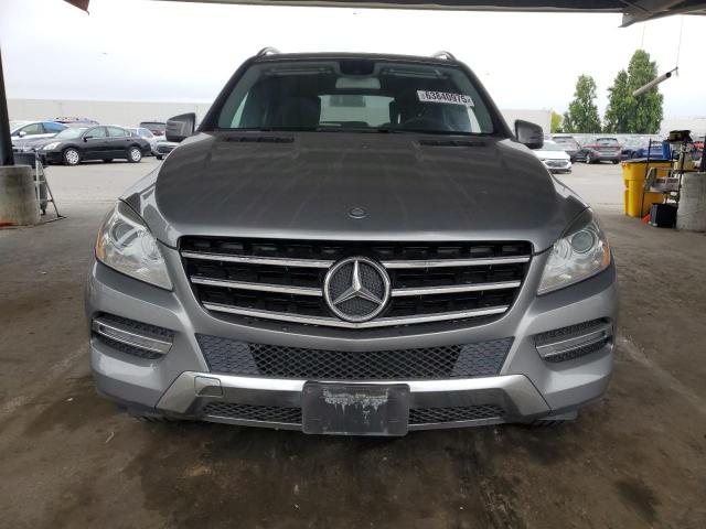 4JGDA5HB1EA344810 - 2014 MERCEDES-BENZ ML 350 4MATIC GRAY photo 5