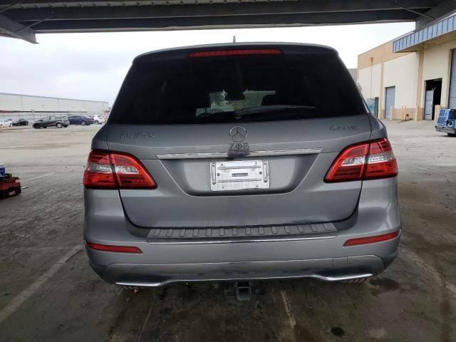 4JGDA5HB1EA344810 - 2014 MERCEDES-BENZ ML 350 4MATIC GRAY photo 6
