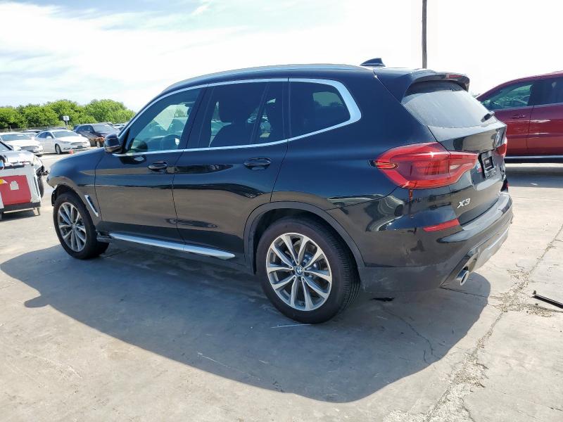 5UXTR7C50KLR45551 - 2019 BMW X3 SDRIVE30I BLACK photo 2