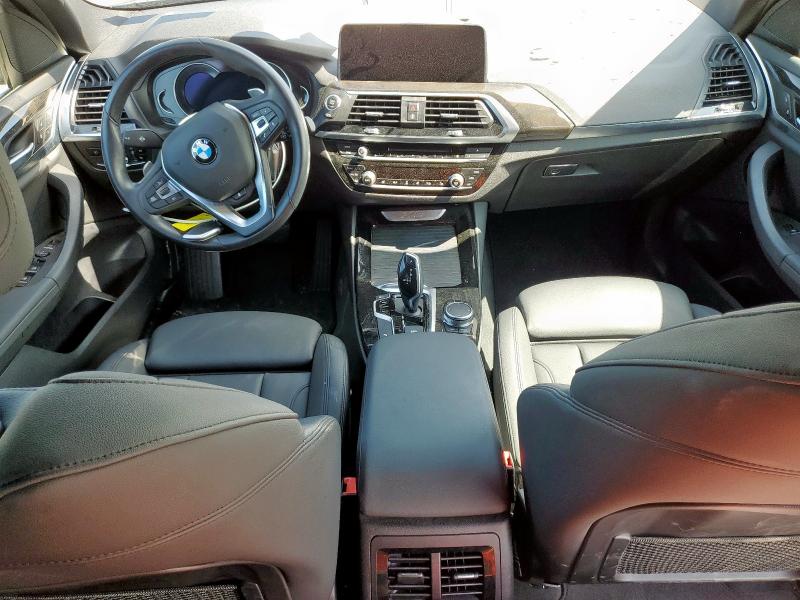 5UXTR7C50KLR45551 - 2019 BMW X3 SDRIVE30I BLACK photo 8