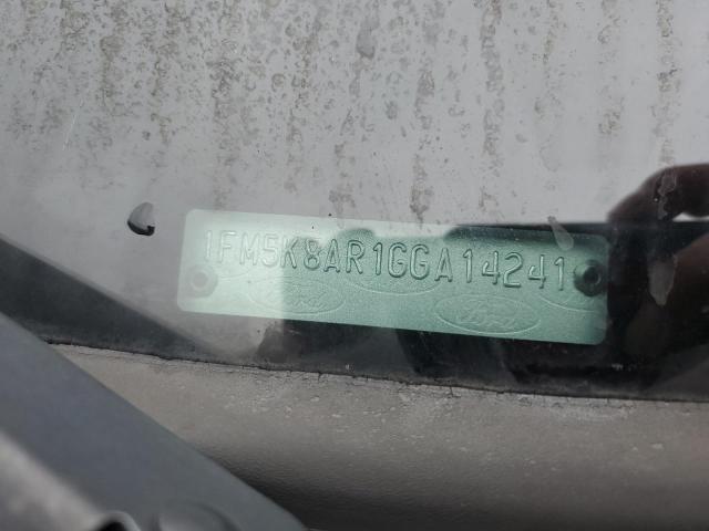 1FM5K8AR1GGA14241 - 2016 FORD EXPLORER POLICE INTERCEPTOR თეთრი ფოტო 13