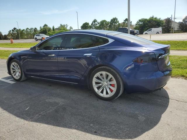5YJSA1E16HF203050 - 2017 TESLA MODEL S BLUE photo 2