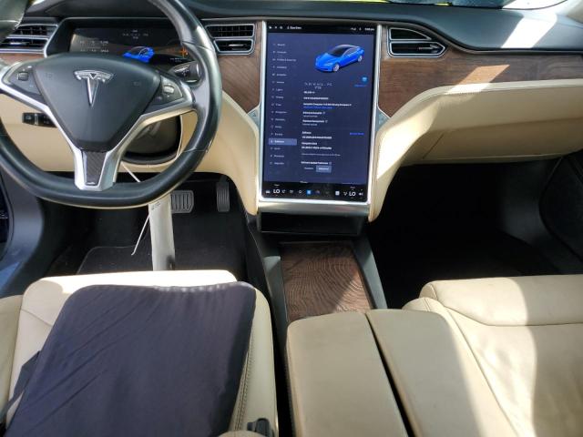 5YJSA1E16HF203050 - 2017 TESLA MODEL S BLUE photo 8
