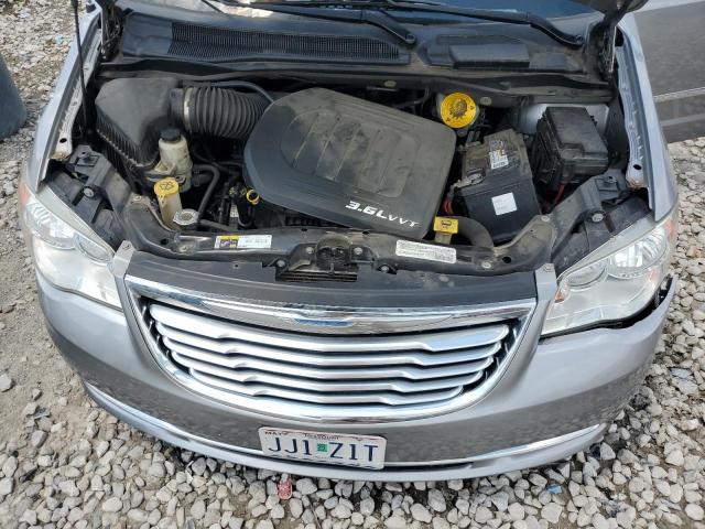 2C4RC1BG7FR654720 - 2015 CHRYSLER TOWN & COU TOURING SILVER photo 12
