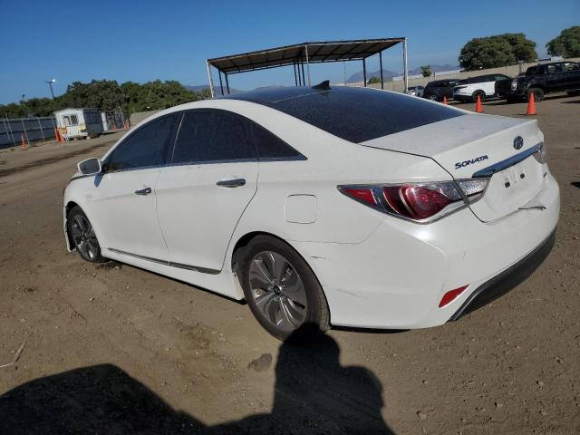 KMHEC4A42DA071654 - 2013 HYUNDAI SONATA HYBRID WHITE photo 2