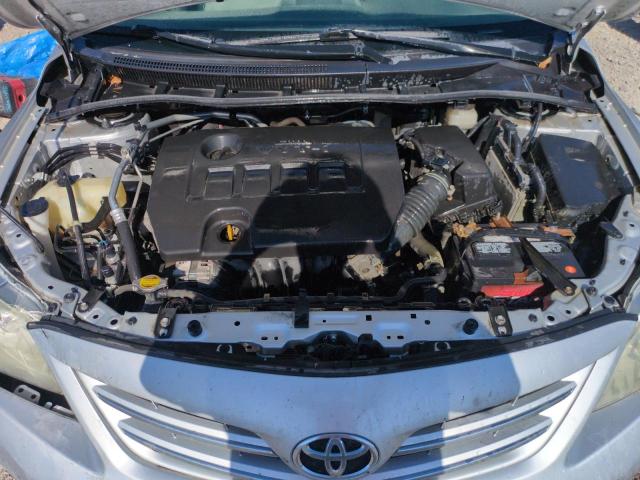 5YFBU4EE0DP103438 - 2013 TOYOTA COROLLA BASE Արծաթագույն լուսանկար 11