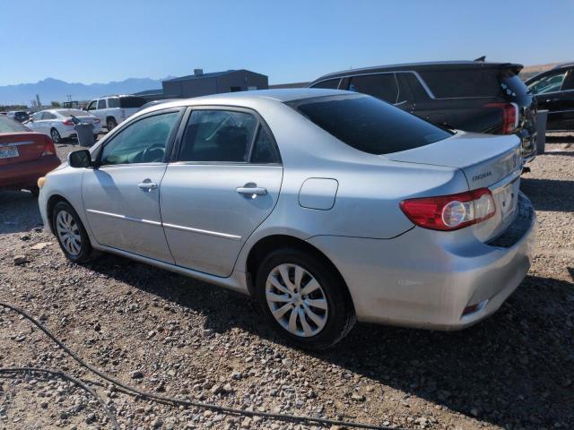5YFBU4EE0DP103438 - 2013 TOYOTA COROLLA BASE Արծաթագույն լուսանկար 2