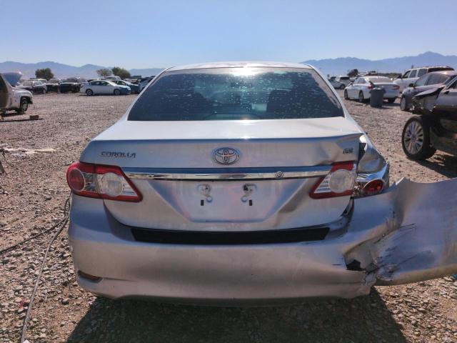 5YFBU4EE0DP103438 - 2013 TOYOTA COROLLA BASE Արծաթագույն լուսանկար 6