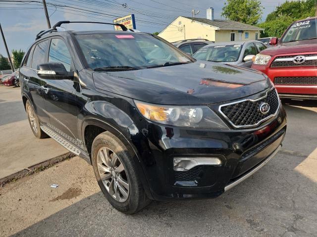 5XYKWDA26DG356693 - 2013 KIA SORENTO SX BLACK photo 1