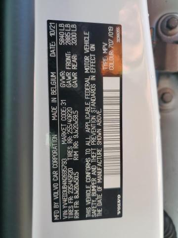 YV4ED3UB4N2695793 - 2022 VOLVO XC40 P8 RECHARGE ULTIMATE WHITE photo 13