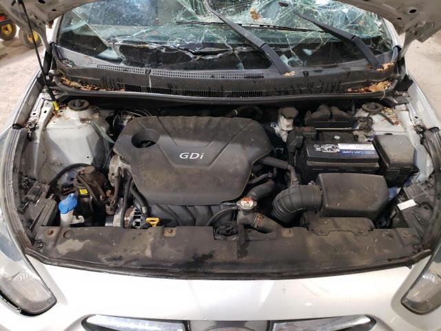 KMHCT4AE5EU675148 - 2014 HYUNDAI ACCENT GLS SILVER photo 11