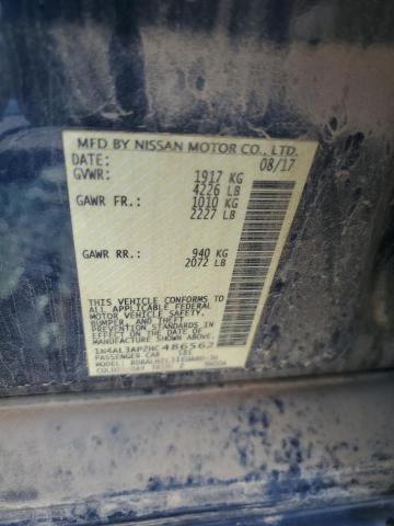 1N4AL3AP2HC486562 - 2017 NISSAN ALTIMA 2.5 BLUE photo 12