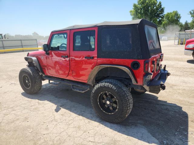 1C4BJWDG3HL646241 - 2017 JEEP WRANGLER U SPORT RED photo 2