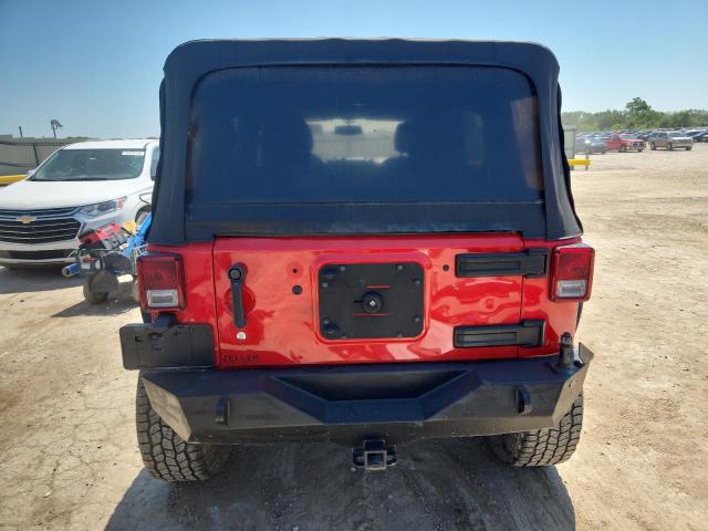 1C4BJWDG3HL646241 - 2017 JEEP WRANGLER U SPORT RED photo 6
