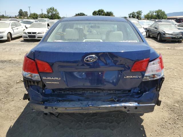 4S3BMCB65A3221559 - 2010 SUBARU LEGACY 2.5I PREMIUM BLUE photo 6