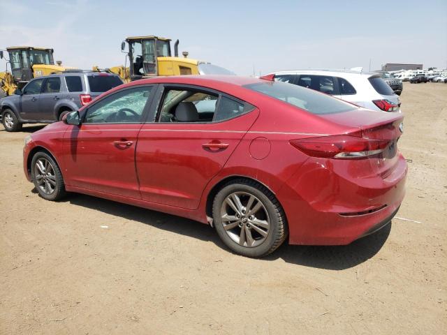 5NPD84LF5HH019191 - 2017 HYUNDAI ELANTRA SE RED photo 2