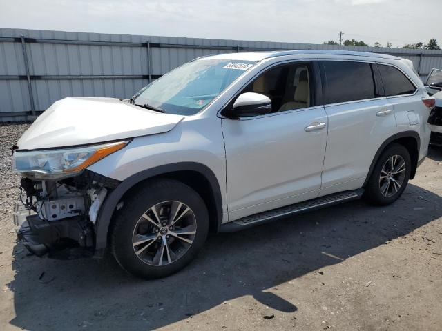 5TDJKRFH1GS327191 - 2016 TOYOTA HIGHLANDER XLE WHITE photo 1