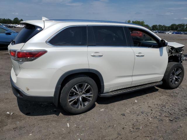 5TDJKRFH1GS327191 - 2016 TOYOTA HIGHLANDER XLE WHITE photo 3