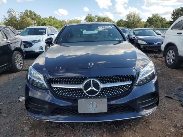 55SWF8EBXLU323770 - 2020 MERCEDES-BENZ C 300 4MATIC BLUE photo 5
