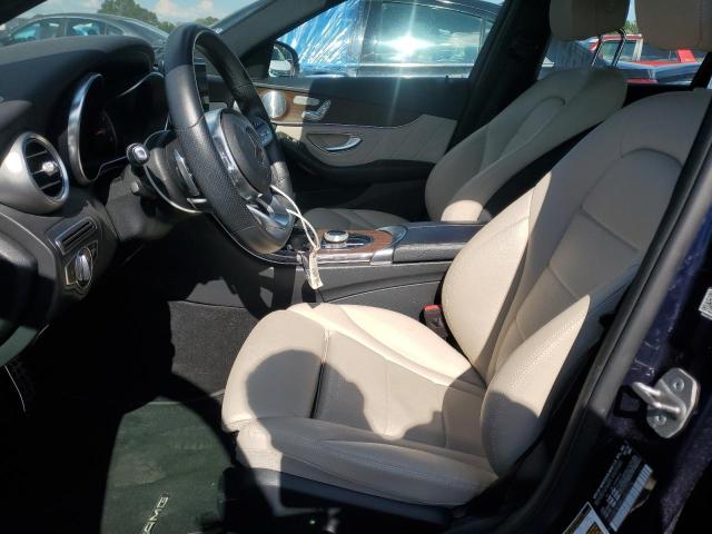 55SWF8EBXLU323770 - 2020 MERCEDES-BENZ C 300 4MATIC BLUE photo 7