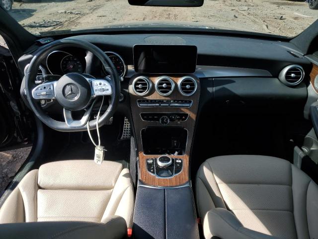 55SWF8EBXLU323770 - 2020 MERCEDES-BENZ C 300 4MATIC BLUE photo 8