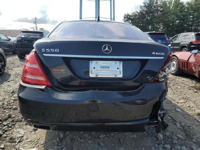 WDDNG9EBXCA470847 - 2012 MERCEDES-BENZ S 550 4MATIC BLACK photo 6