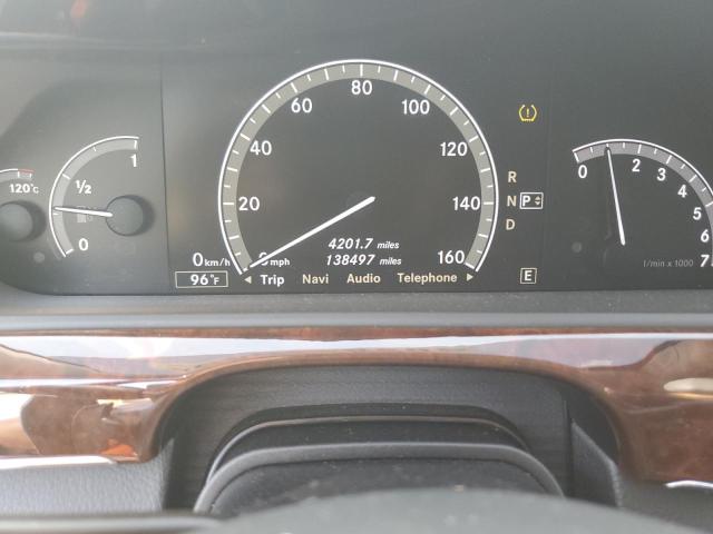 WDDNG9EBXCA470847 - 2012 MERCEDES-BENZ S 550 4MATIC BLACK photo 9